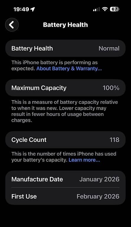 Telefoni cellulari / Smartphones: Iphone 17 Pro Max Silber 256 GB mit Apple Care+ – Usato da Bern venduto da Adhd
