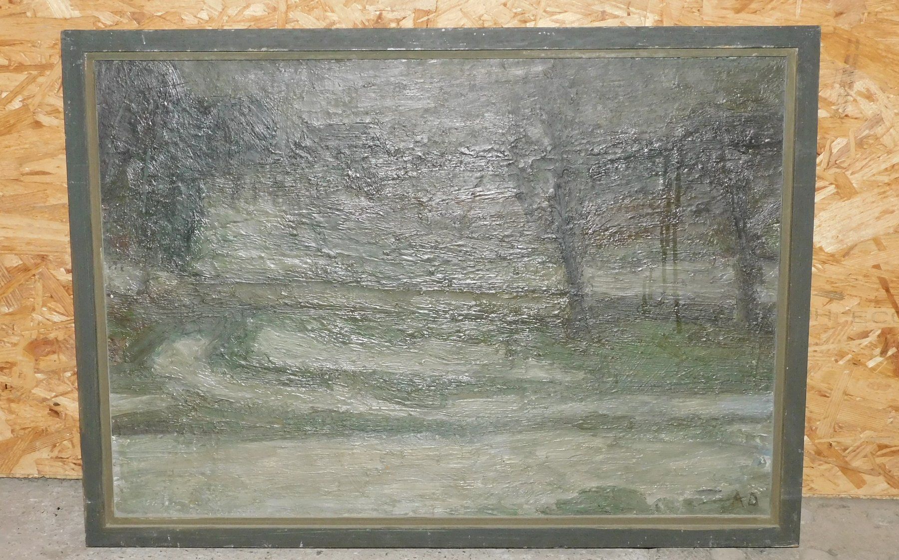 Dipinti: Kunst Ölgemälde mit Monogramm altes Ölbild   66 x 48 cm – Usato da Sursee venduto da 76 1