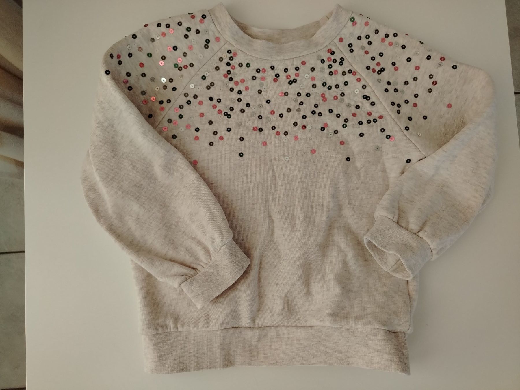 Pulls et sweat-shirts: Pailettenpullover aus Baumwolle – D'occasion à Schönenbuch par sop_n7zd