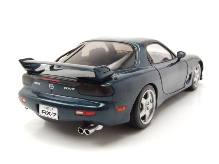 Mazda RX-7 Type RS FD35 1994 RHD Montego blau Mica 1:18 (Neu und ...
