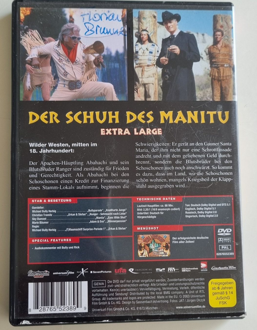 Tutti i DVDs: Der Schuh des Manitu extra large DVD – Usato da Bassersdorf venduto da Ubrunu 1