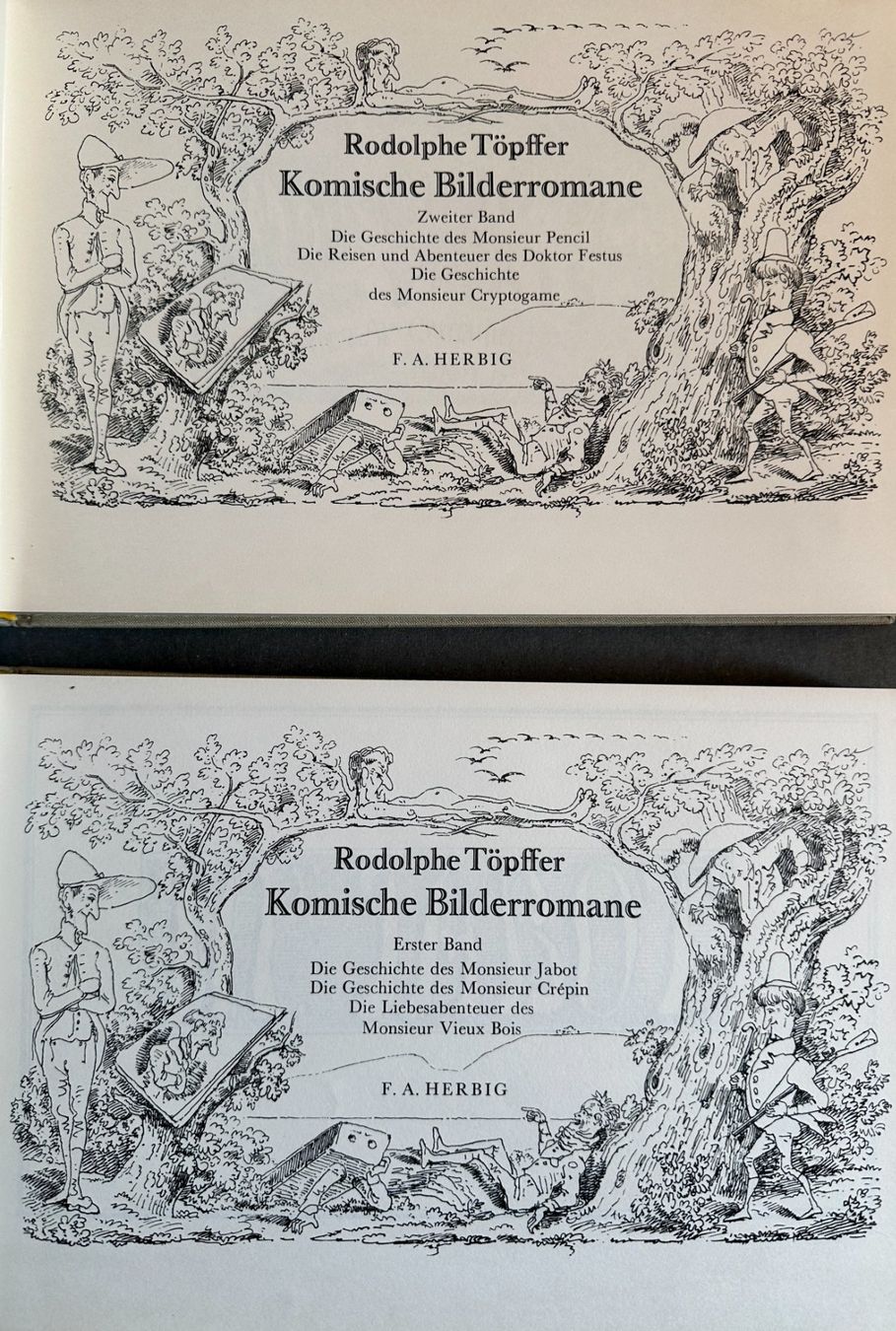Libri: Rodolphe Töpffer: Komische Bilderromane 1 + 2 – Usato da Zürich venduto da allp 2