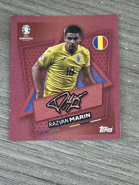 ROM SP 🇷🇴 signé EURO 2024 UEFA topps (Neuf (Voir description)) à ...