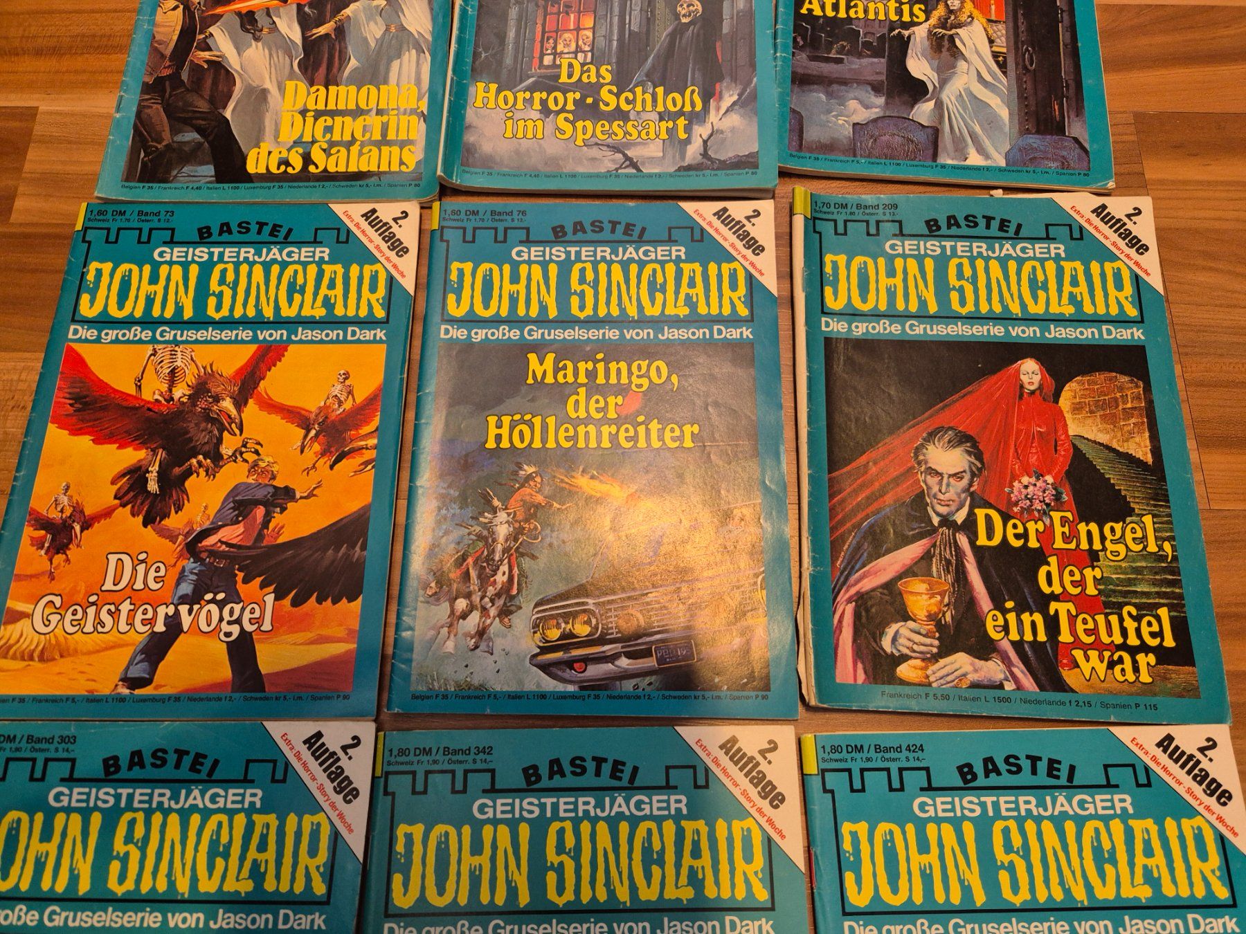 Bücher: John Sinclair Geisterjäger-Sammlung, 11 Bände, B – Gebraucht aus Schwarzenburg von Flamingo07 2