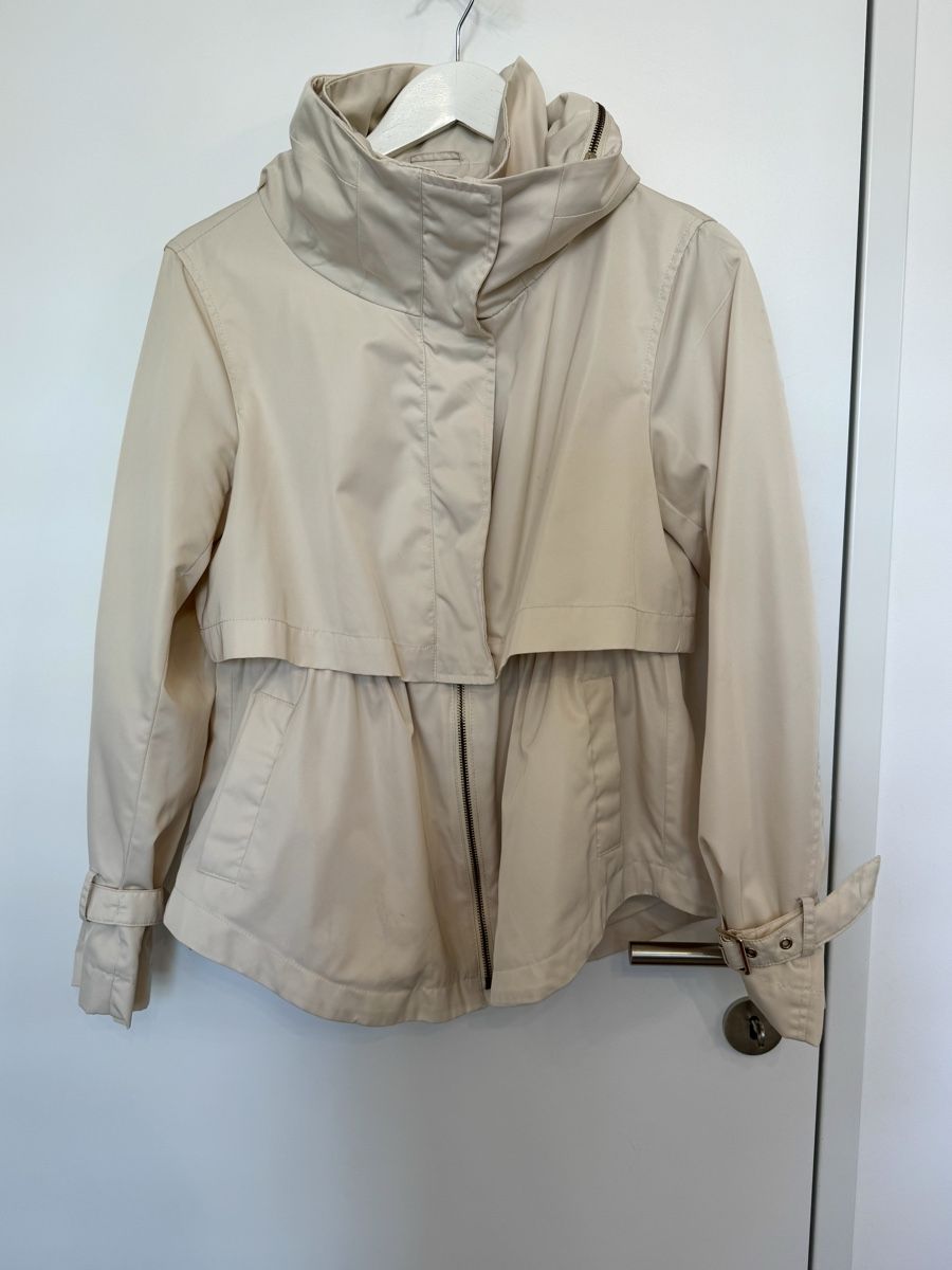 Zara Jacken: Zara Basic Übergangsjacke in Creme (S) – Gebraucht aus Triesen von antonellaaa_