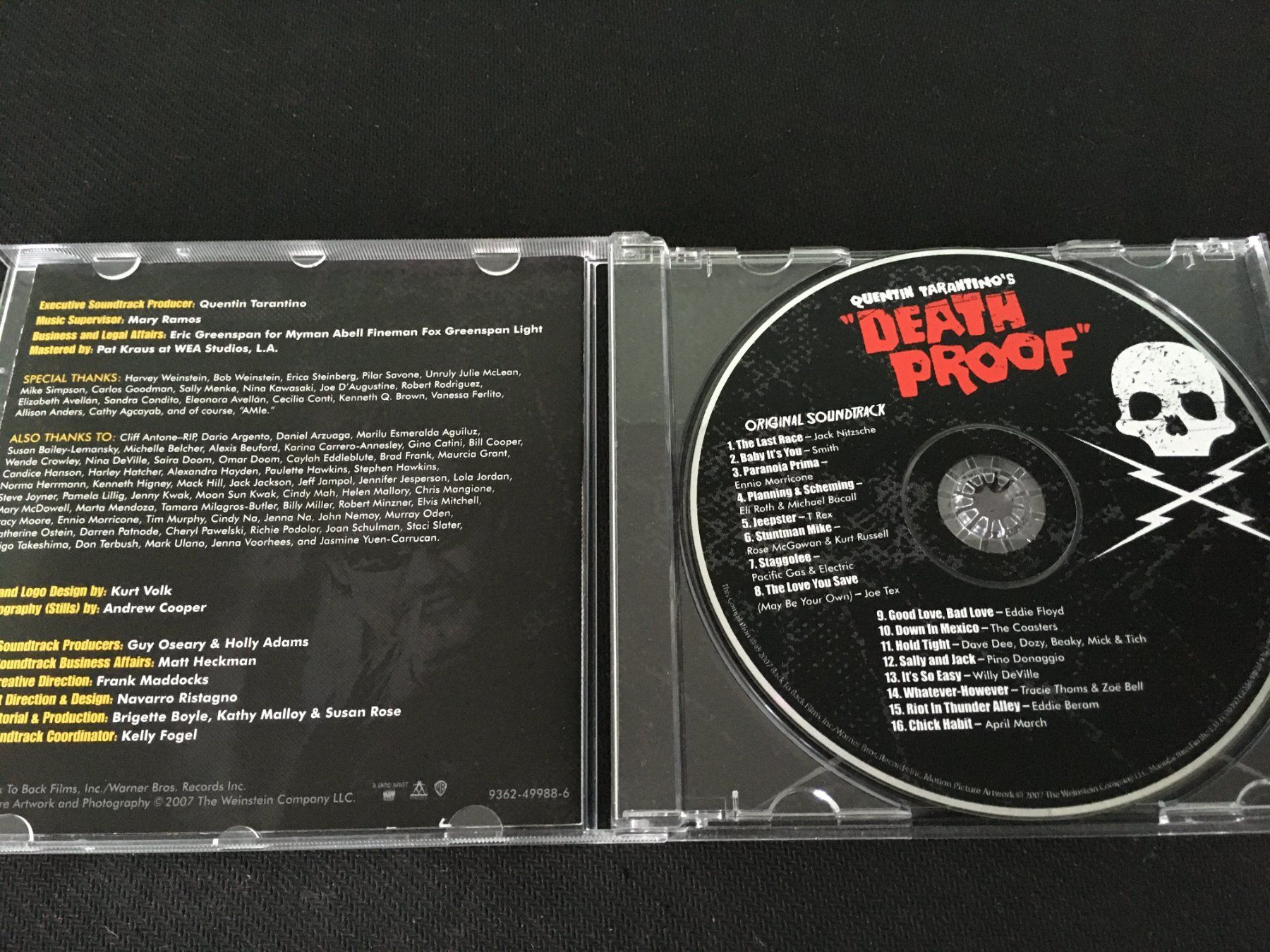 CD: Quentin Tarantino's - Death Proof -CD- – Usato da St.Gallen venduto da MedienJoe 1
