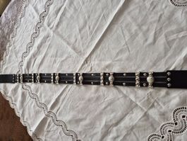 Ceinture Maje en cuir de vachette