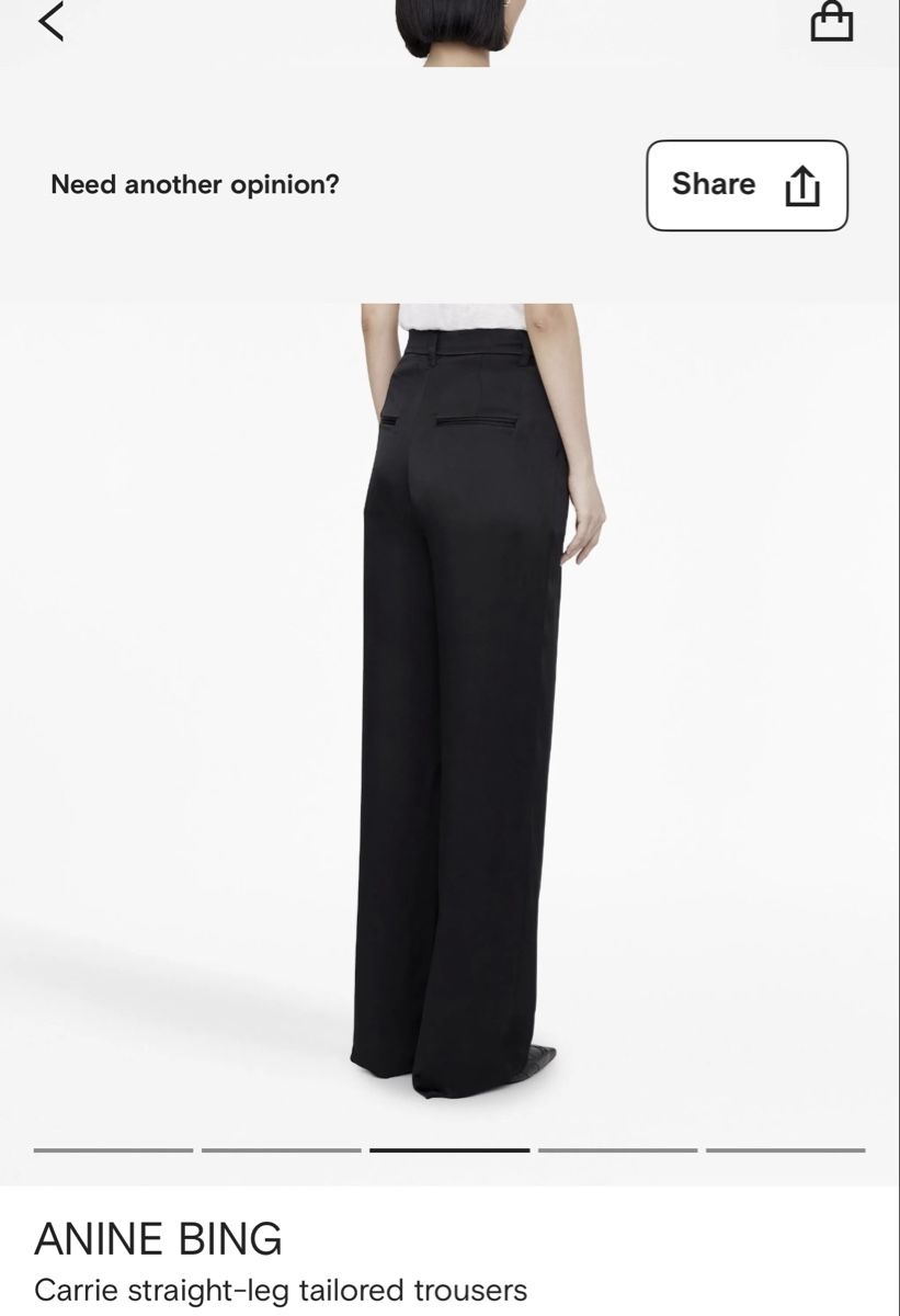 Anine Bing Pantaloni: Anine Bing Carrie pantalon – Usato da Genève venduto da Cicin 2