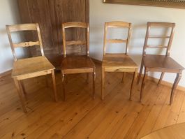 Vier Biedermeier Stühle zum restaurieren