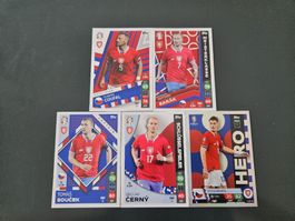 Tschechien Fussball Set Topps Sammelkarten 