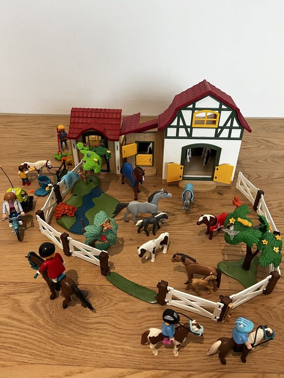 Playmobil Reiterhof mit Pferden und Zubehör | Kaufen auf Ricardo
