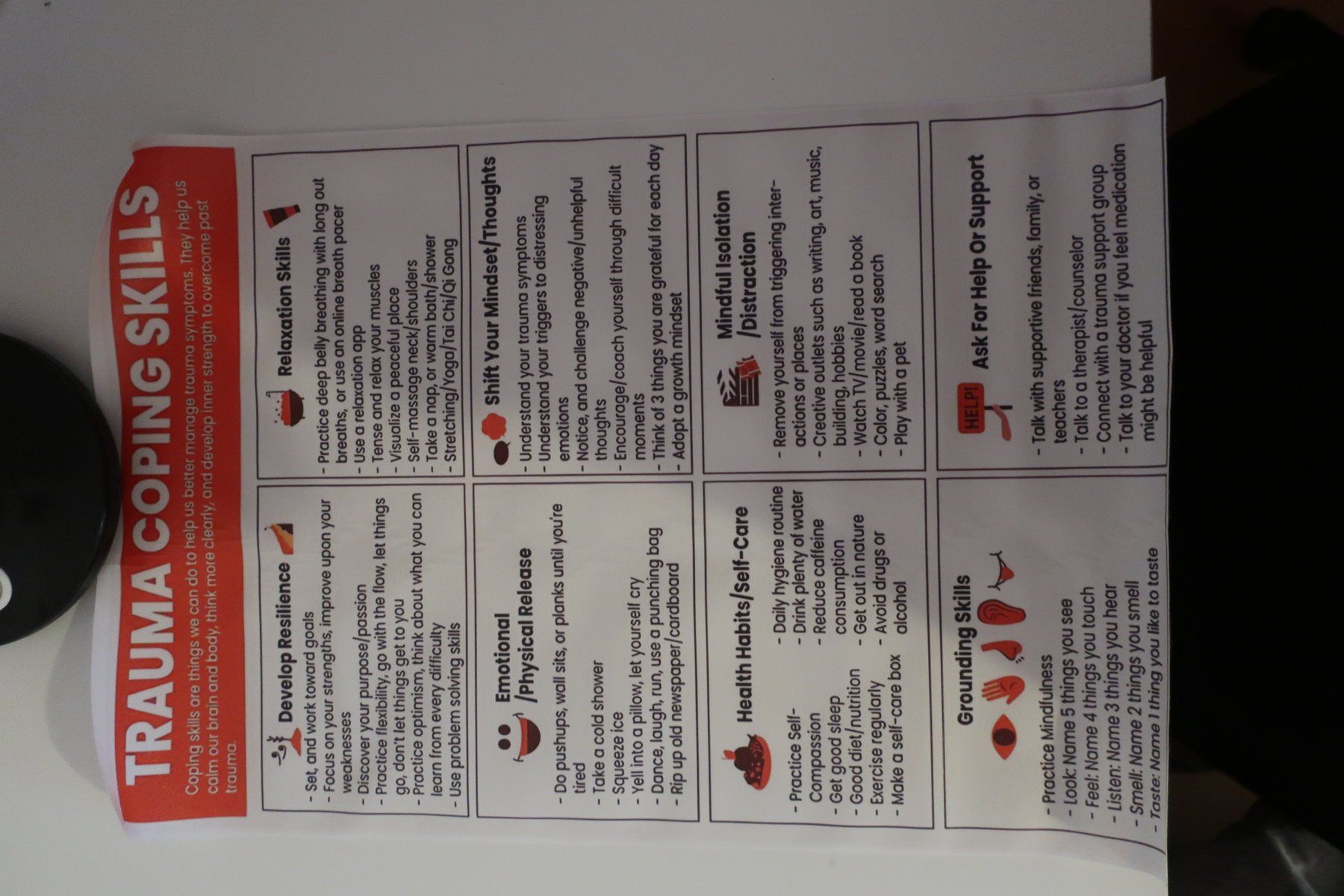 Poster & Bilder: Coping skills  Plakat – Neu und originalverpackt aus Basel von bat_t7nt