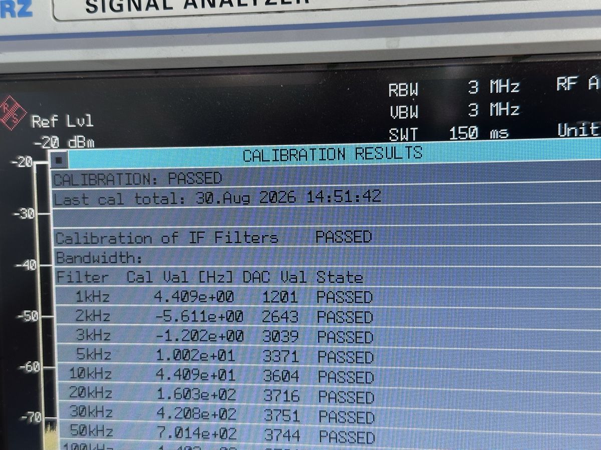 Mesurer: Rohde&Schwarz FSIQ26 High Performance Spectrum Analyzer – D'occasion à Nottwil par Hb9xxx 2