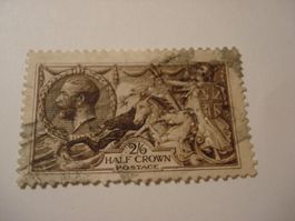 Grossbritannien, alte Marke Half Crown, o