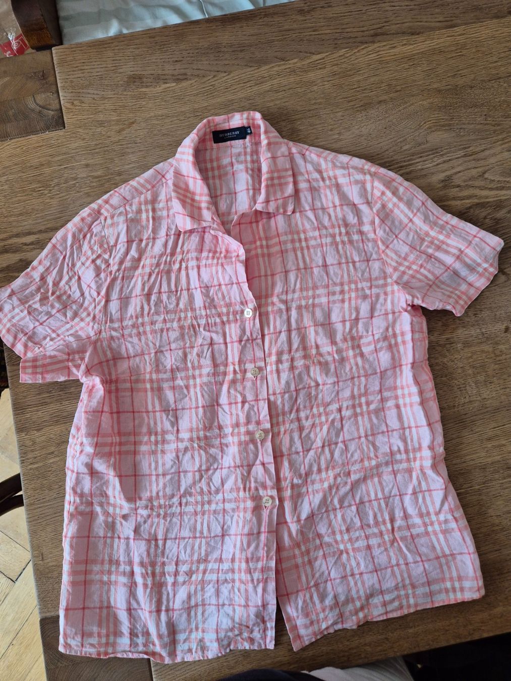 Burberry Camicette: Burberry Hemd Gr. 46 Karomuster  Sommer Leicht – Usato da Basel venduto da Navona