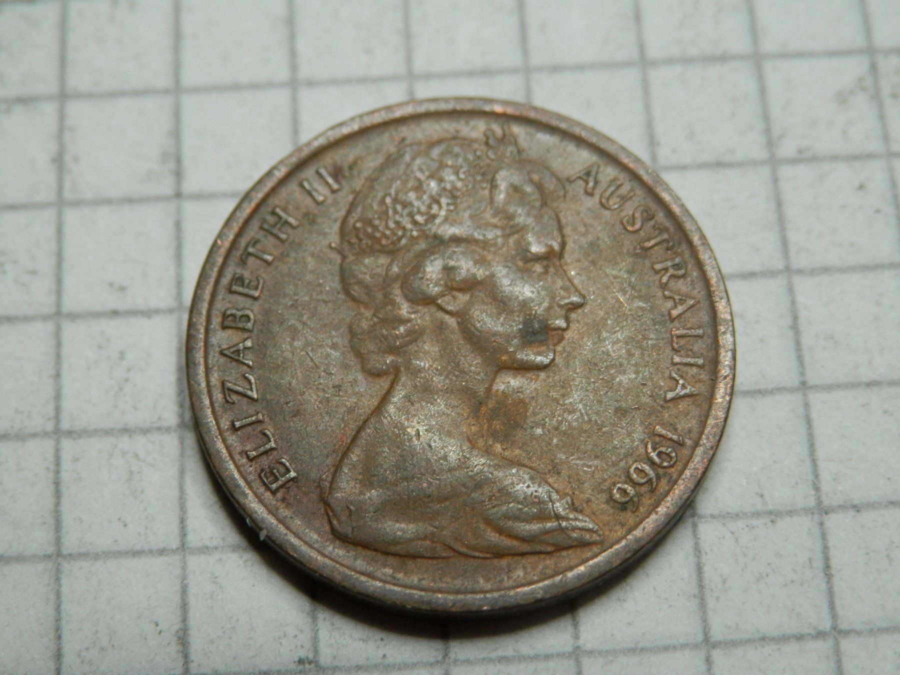 Tutti le monete: Australien 1 Cent, 1966 – Usato da Weiach venduto da weiach81