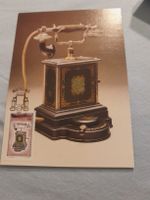 Carte postale ancienne - Téléphone à manivelle & timbre 49
