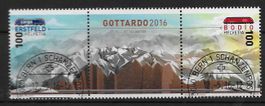 M1588 - Gotthard se tenant  1er jour