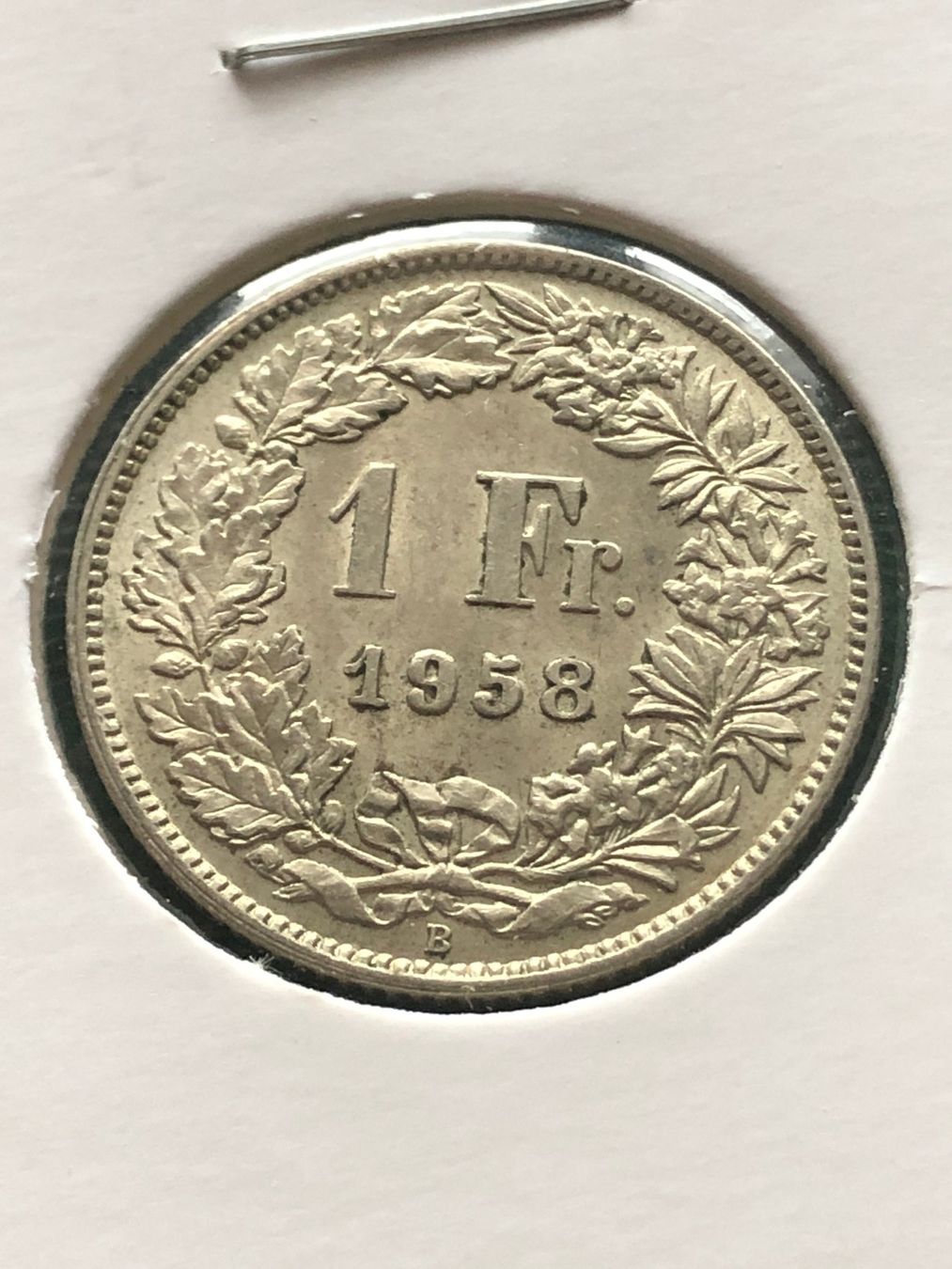 Toutes les monnaies: 1 Fr. 1958  Top – D'occasion à Schötz par Odpa