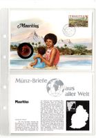 Mauritius_1985_Münzbrief mit Beschreibung
