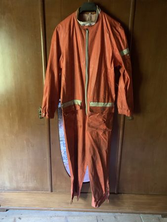 Regenkombi, Gr. 45, orange und wasserdicht