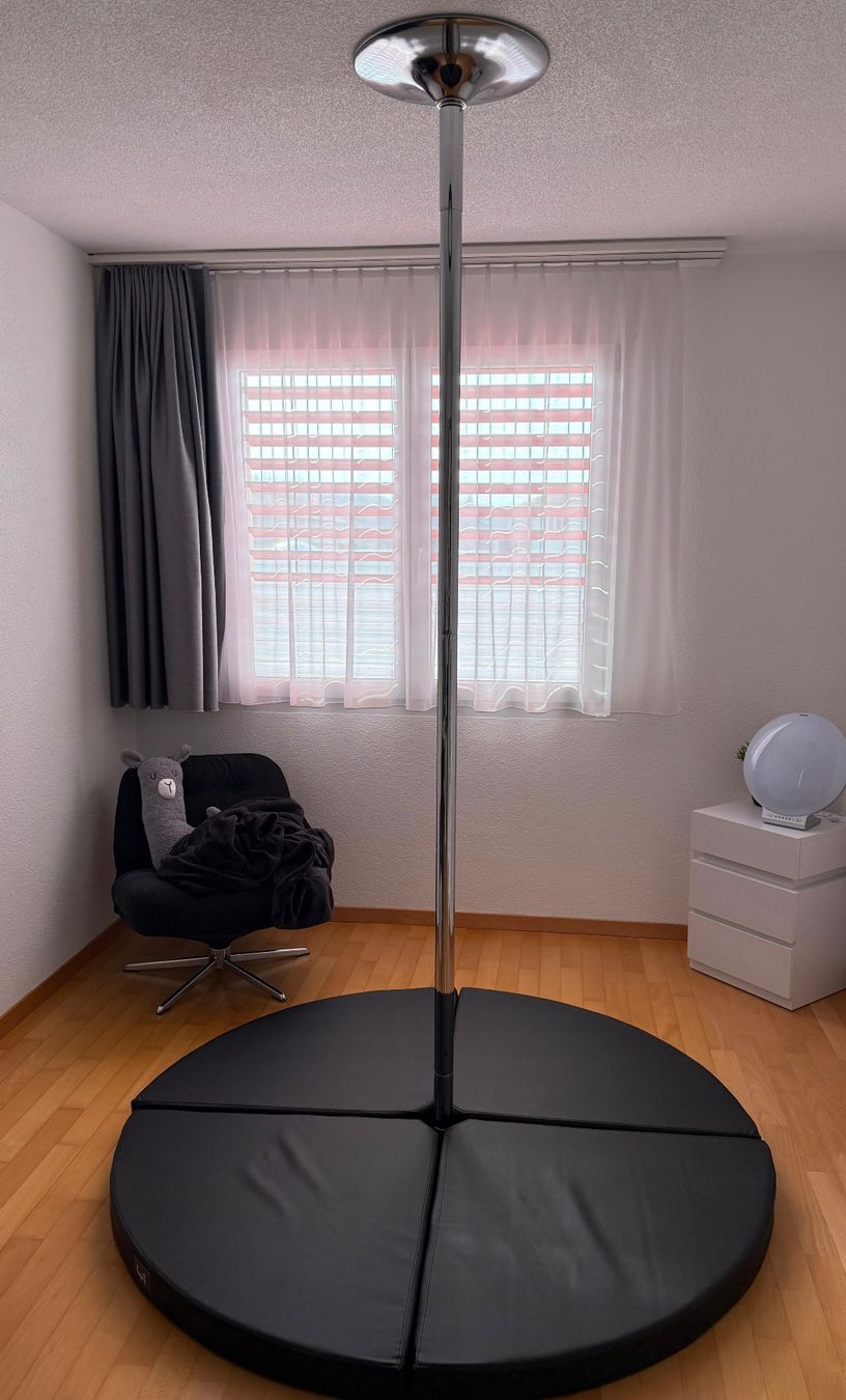 Gonser Hometrainer: Pole Dance Stange 45 mm Chrom (Static&Spinning) – Usato da Reinach AG venduto da Majo.K