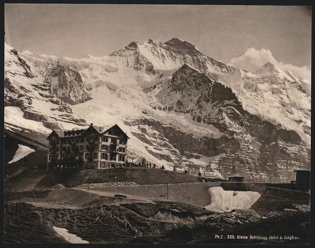 Fotografie & Manifesti: Fotografie Ansicht Kleine Scheidegg, Bes – Usato da Berlin venduto da bartko-reher