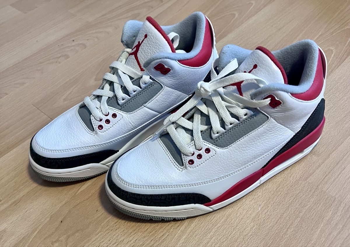 Jordan Scarpe da uomo: Jordan 3 Retro firered (2013) Gr.41 – Nuovo e nell'imballaggio originale da Emmenbrücke venduto da ThomiE01