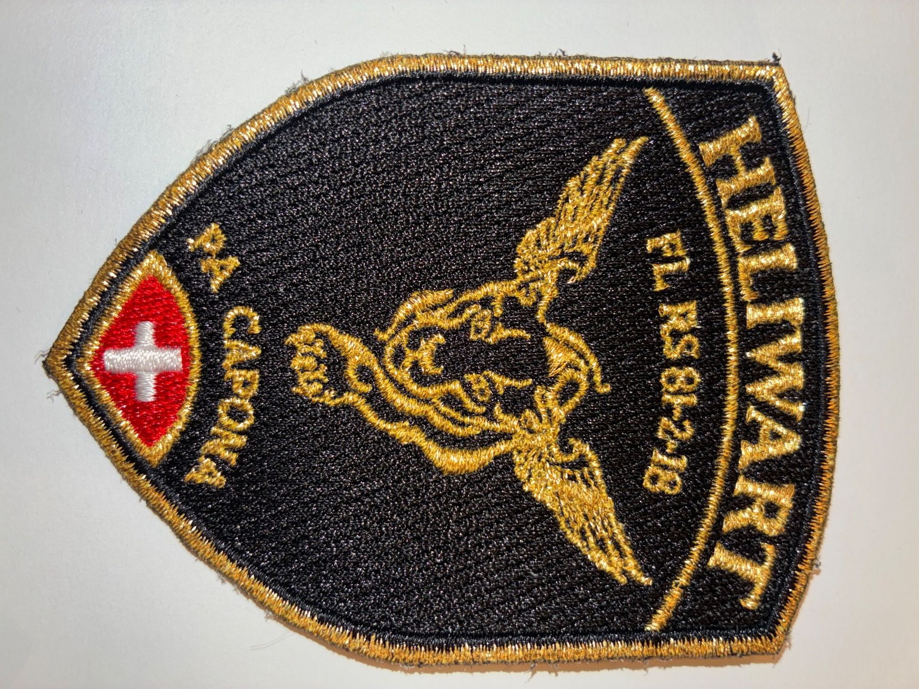 Schweizer Armee Toppe: Badge FL RS 81-2-18 – Usato da Oberiberg venduto da stab