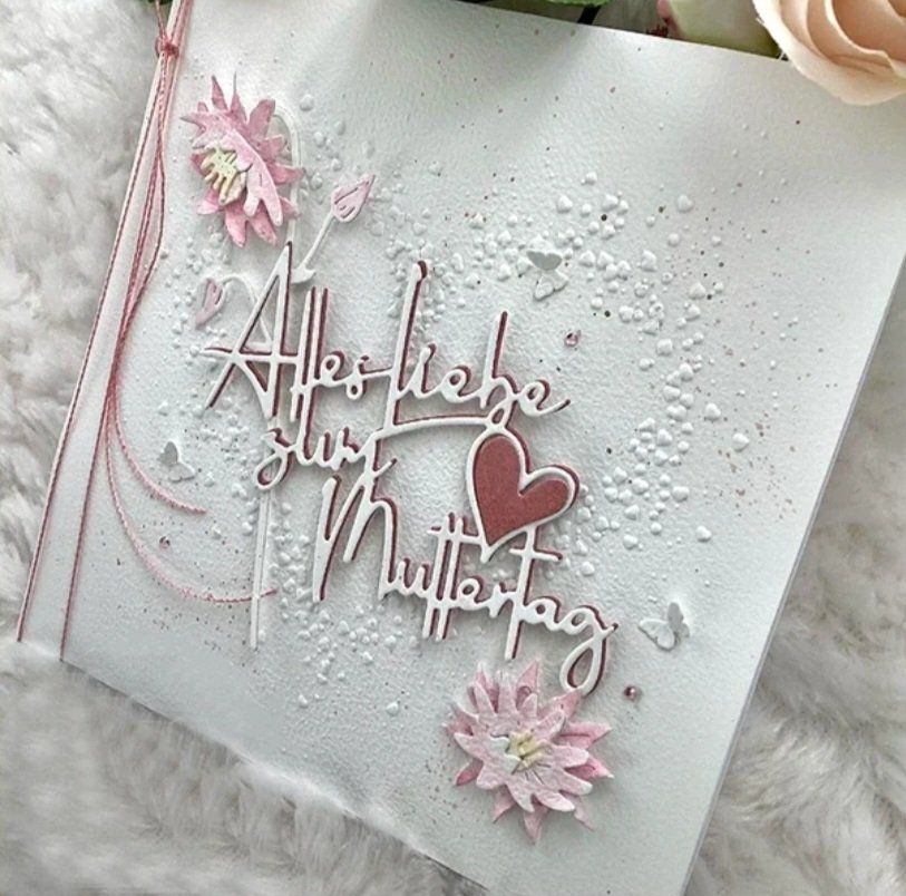 Sciablone: Stanzschablone Nr.920, Muttertag Text (Sizzix geeignet) – Nuovo e nell'imballaggio originale da Gretzenbach venduto da Fliegepilz56