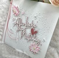 Stanzschablone Nr.920, Muttertag Text (Sizzix geeignet)