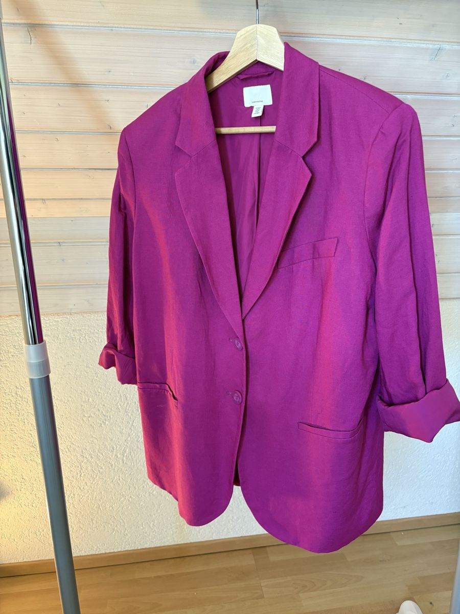 Giacche: PINKER BLAZER AUS EINER LEINENMISCHUNG – Nuovo (secondo la descrizione) da Bettwiesen venduto da wombat90