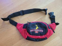Bauchtasche Alpine Club Switzerland rot/schwarz - neu