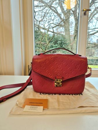 Louis Vuitton Tasche Metis Monogram Empreinte rot