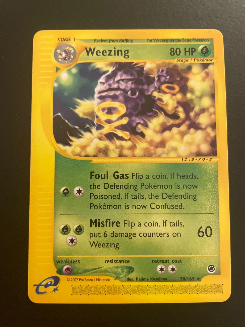 Pokémon Carte collezionabili: Weezing 70/165 - Expedition Base Set – Usato da Zürich venduto da pokemon_cards