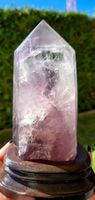 ✨ Amethyst Obelisk auf Holzständer ✨1.2kg
