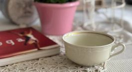 Limoges Teetasse Jammet Seignolles – Elfenbein