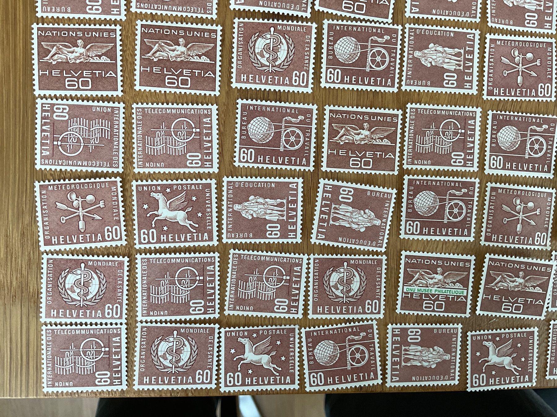 Alle Briefmarken: 60Fr Ämter Frankaturware ungestempelt postfrisch Sammlung – Neu (gemäss Beschreibung) aus Wil SG von Chefsugus 3