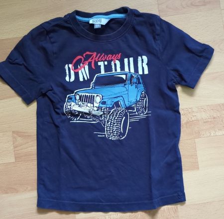 Kinder T-Shirt dunkelblau Grösse 104