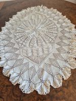 Deckentuch Handarbeit gestrickt 65x45 cm