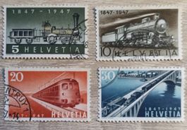 Lote sellos Suiza 1947,,usados
