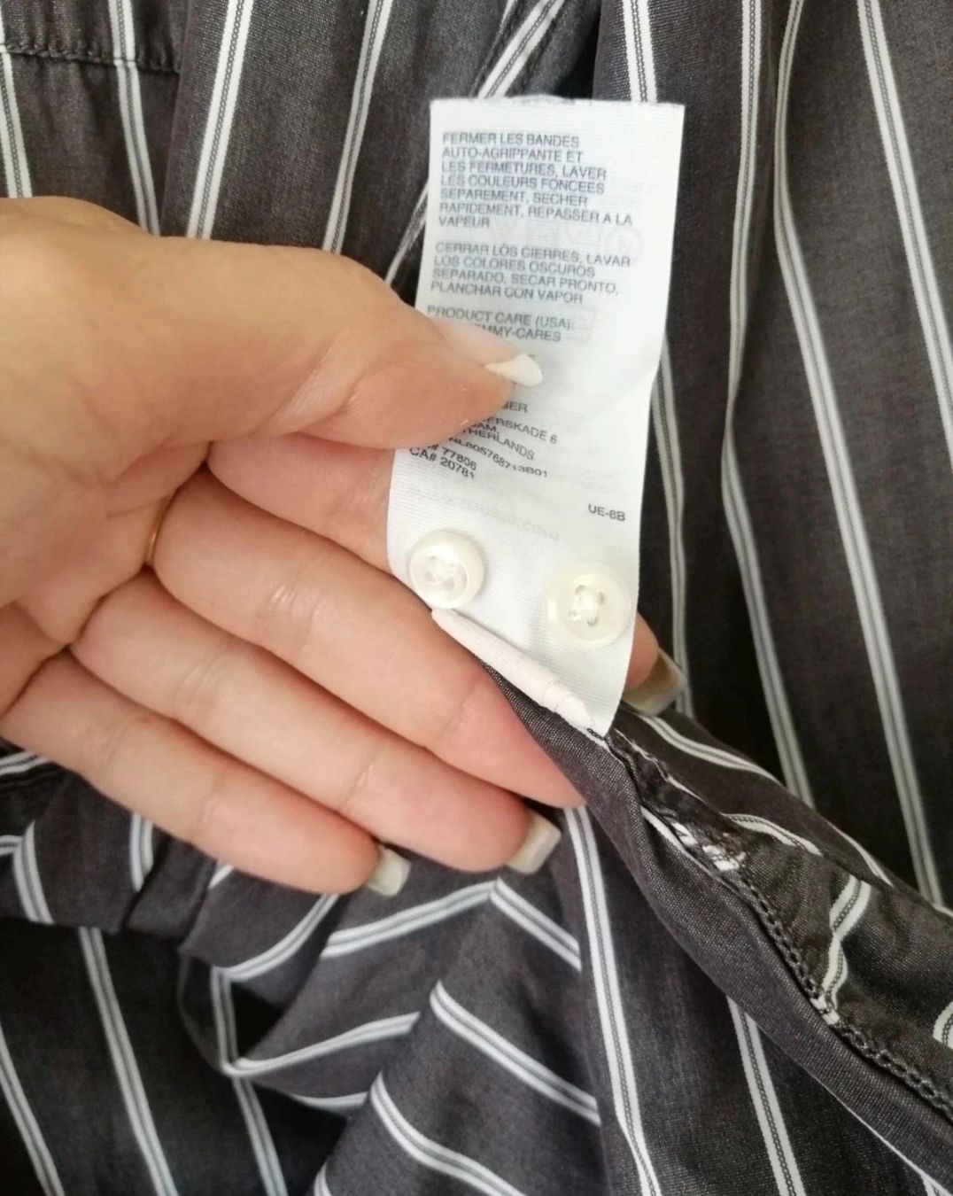 Tommy Hilfiger Camicie: Chemisier Tommy Hilfiger rayé - Taille S - Impeccable! – Usato da Lausanne venduto da Kitty_Friperie 5