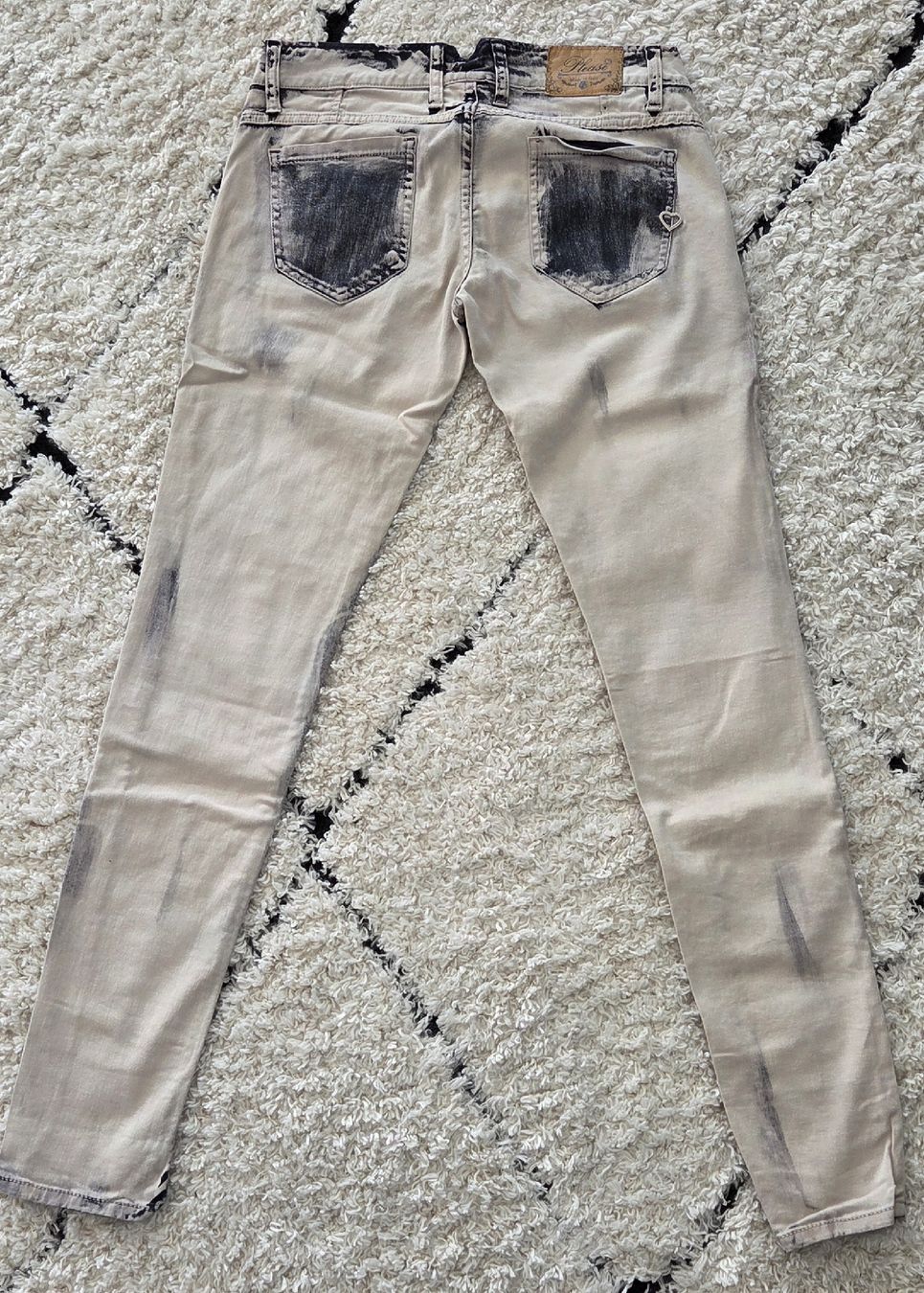 Please Jeans Jeans: Jeanshose mit einer speziellen Waschung – Nuovo (secondo la descrizione) da Belp venduto da mar_wyp6 2