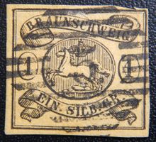 Braunschweig Kat. 6 gest. 1859 Kat. 70 Euro