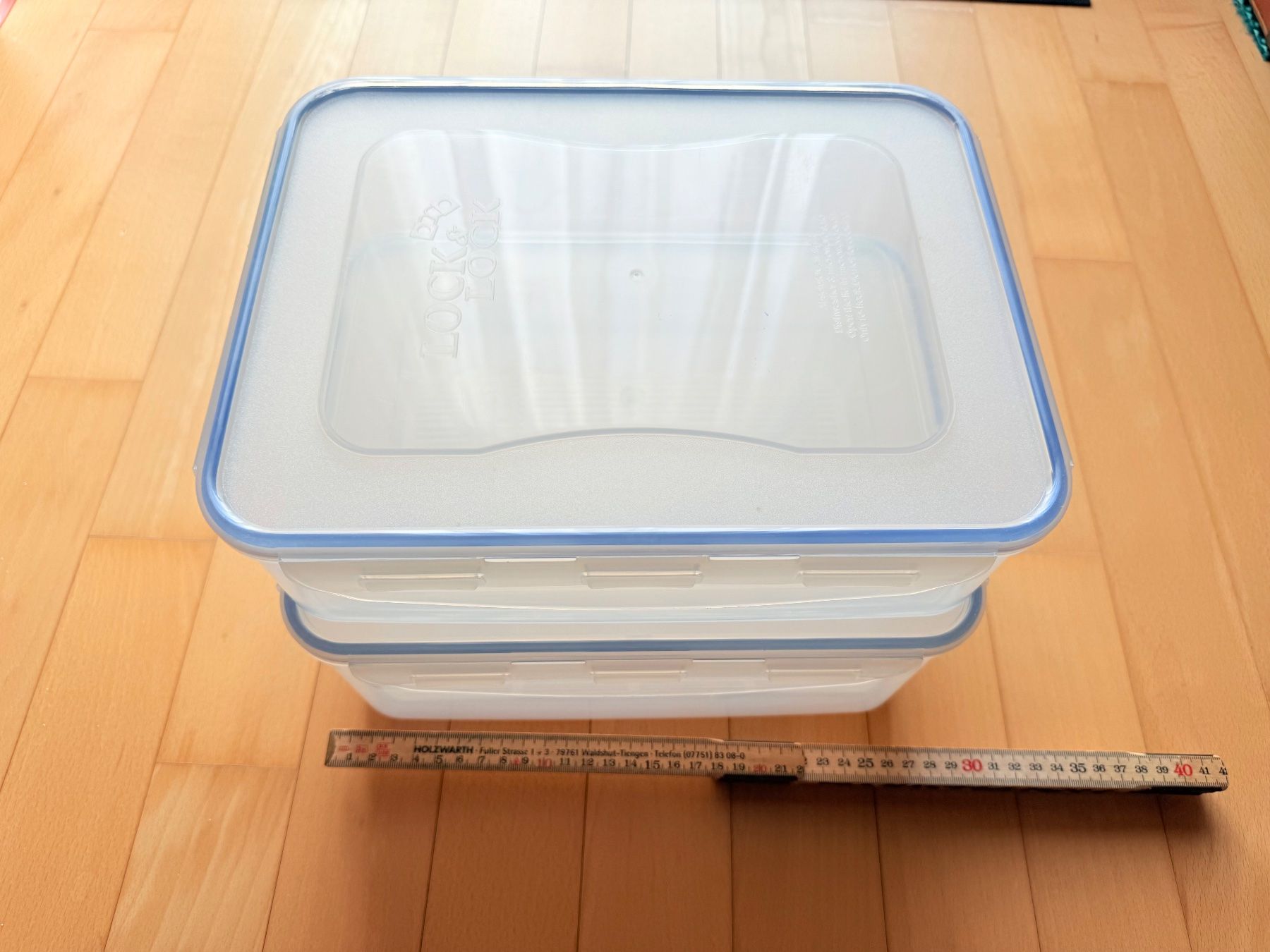 Contenitori & Simili: 2 Lock & Lock Stapelboxen Höhe 12 und 9cm eine mit Sieb – Usato da Wallbach venduto da 10merlin 1