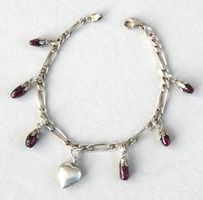 Armkette Silber 925 mit Amethysten