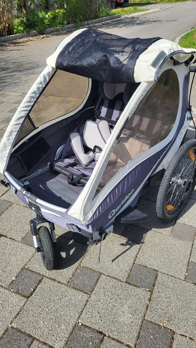 Qeridoo Rimorchi: Qeridoo Kidgoo 2 sehr guter Zustand – Usato da Schönengrund venduto da Linchen22