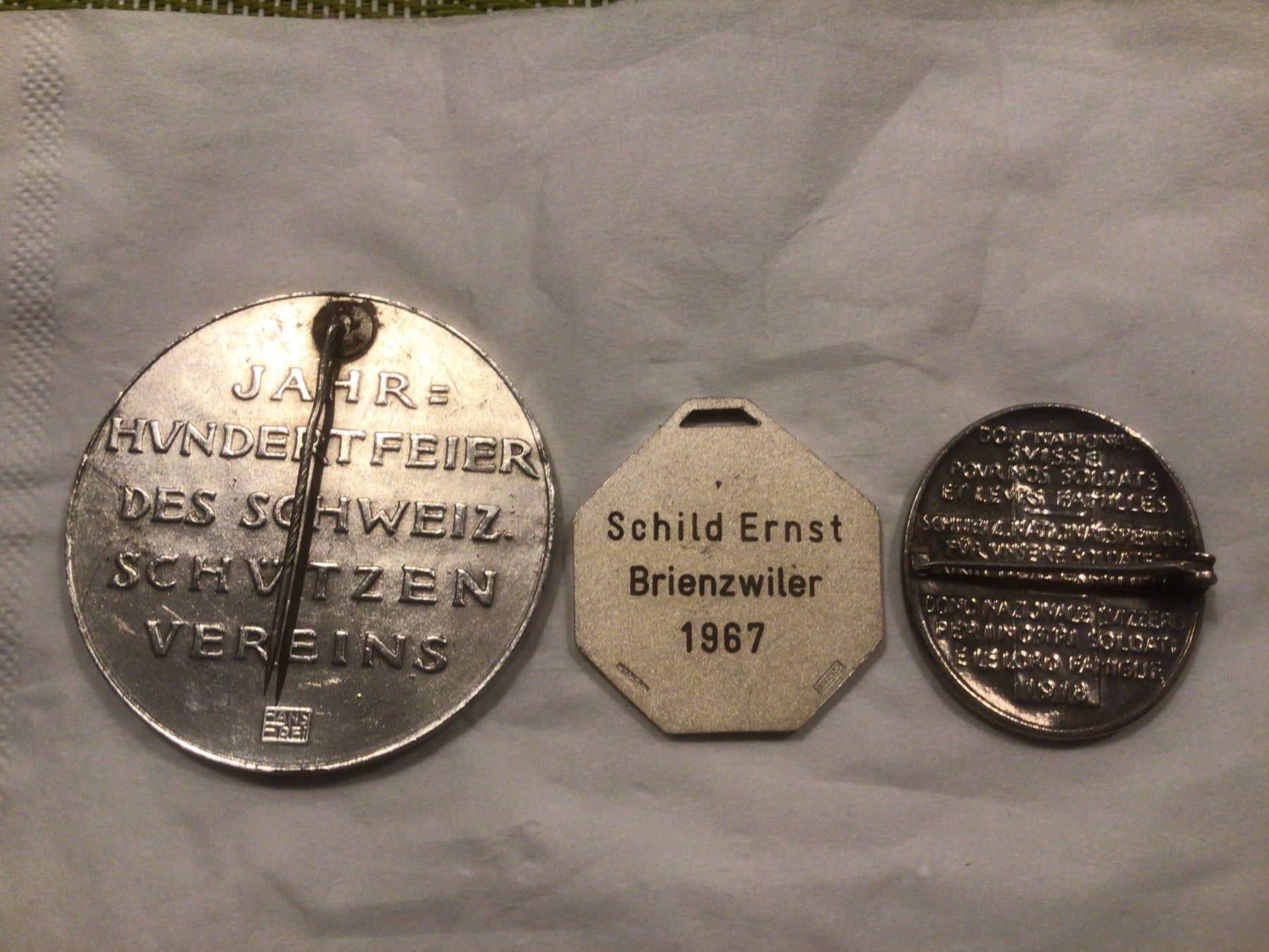 Medaillen: SCHMELZSILBER 75.gr.925,900,800er – Gebraucht aus Interlaken von wie_o-nid25 1