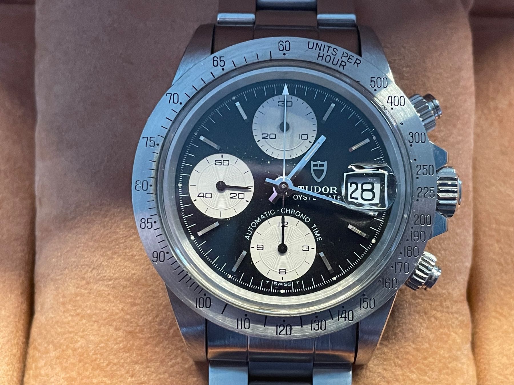 Tudor Orologi: Tudor Oysterdate Big Block Reserve Panda Ref. 79180 Box – Usato da Aarau venduto da trader1000 1