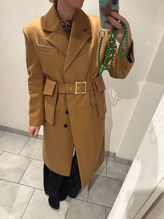 MCM Belted Mantel Grösse M
